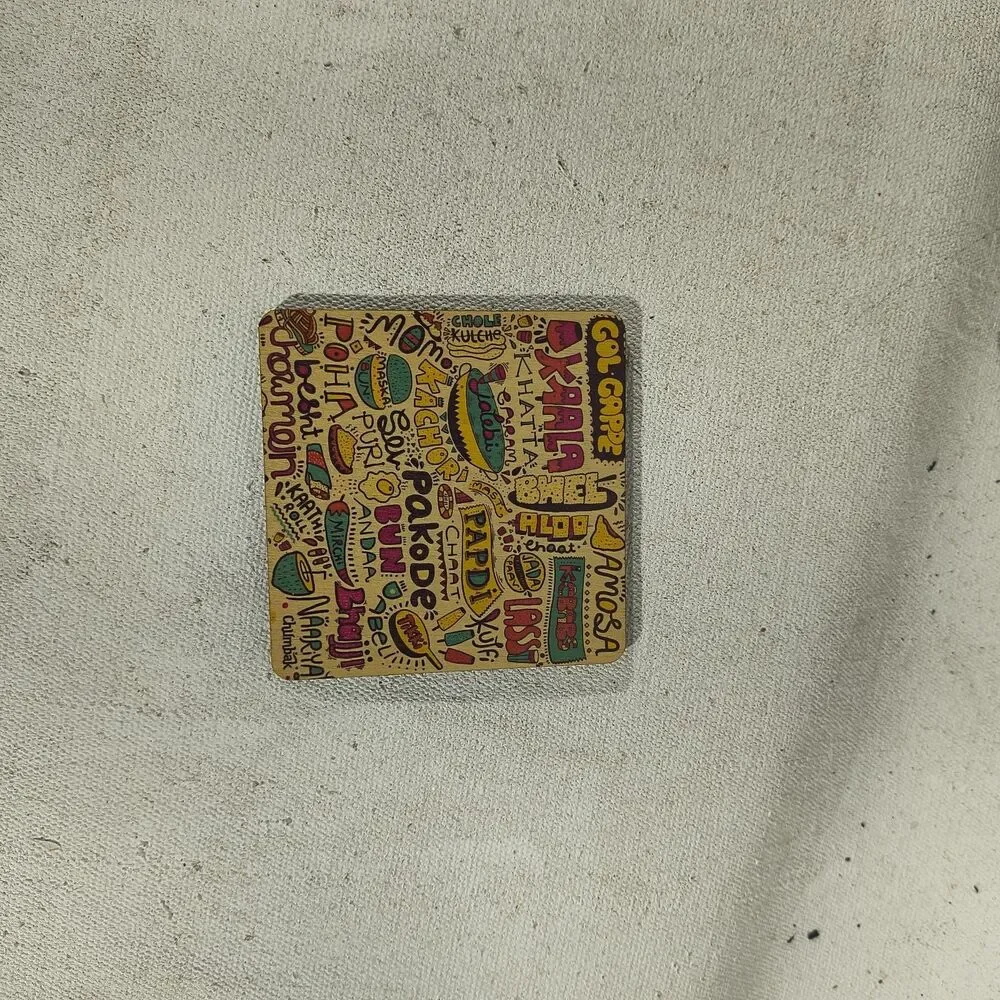 Drink Coaster Set Chumbak Street Indian Street Food